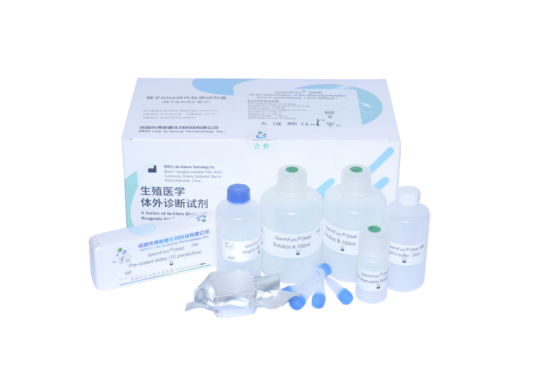 SCD Method Sperm DNA Fragmentation Test Kit Excellent Staining Ready To Use Reagent Kits